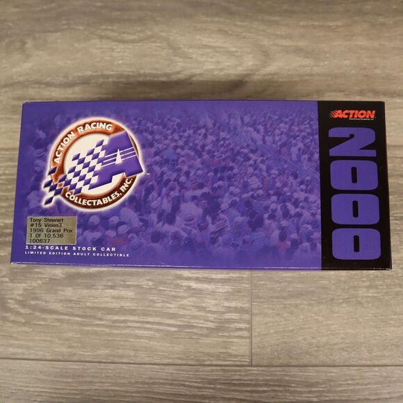 1996 Tony Stewart #15 Vision3 Ranier-Walsh Racing Pontiac 1:24 NASCAR Action - Picture 6 of 12